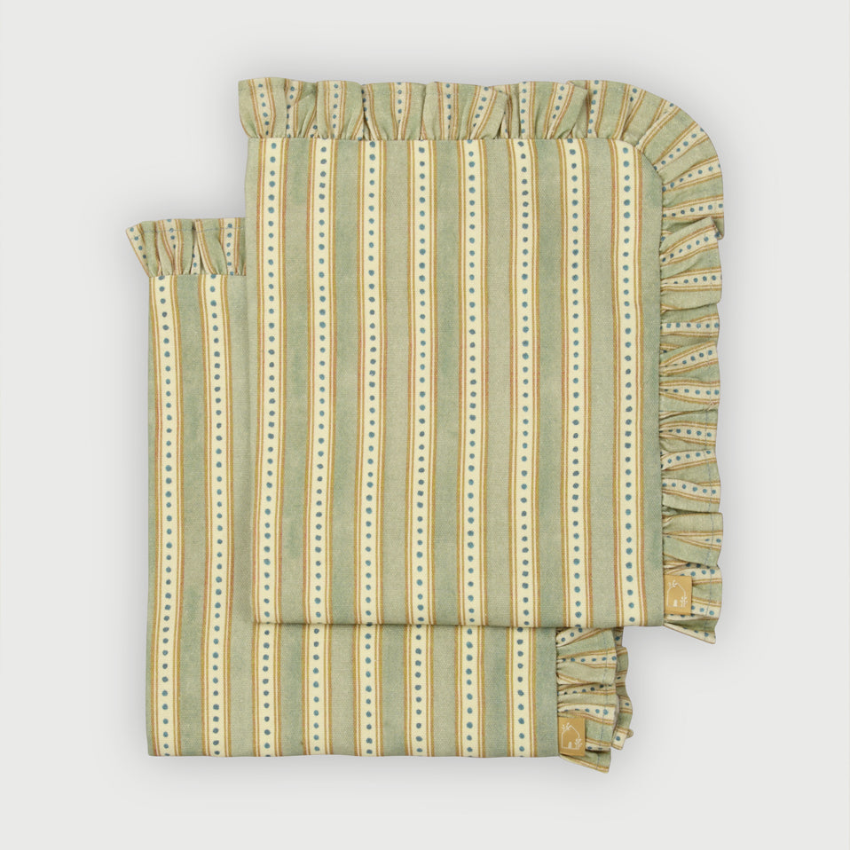 River Fern Ruffle Table Mats-Set of 2