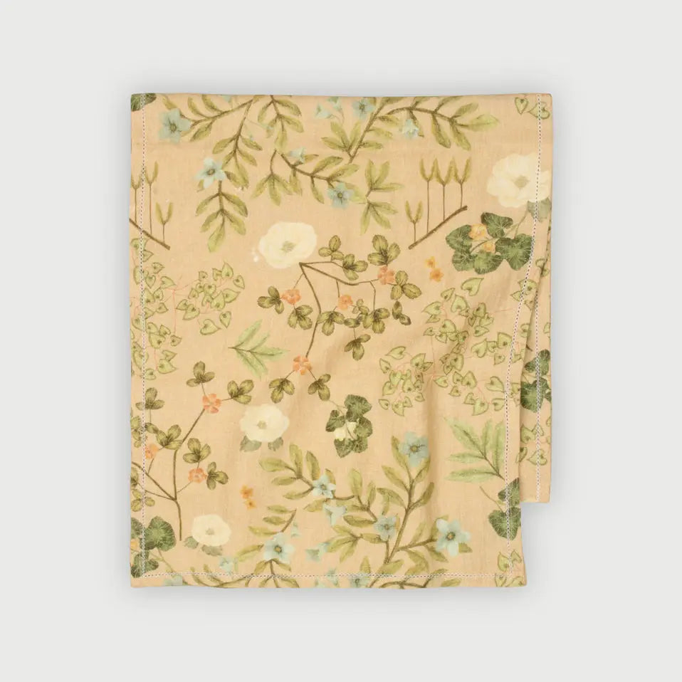 Valley Peach Linen Table Runner SanctuaryLiving