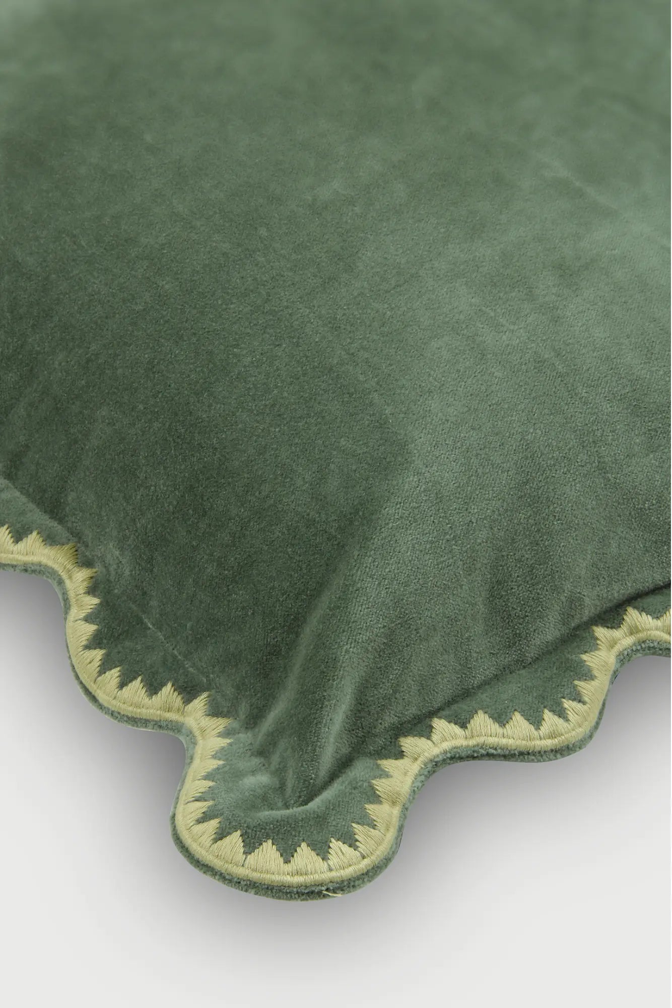 Mirage Scallop Eucalyptus Cushion Cover SanctuaryLiving