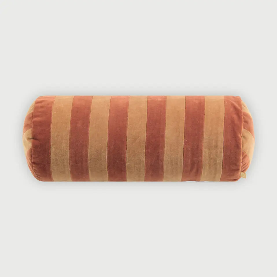 Holly Spice Striped Bolster Cover SanctuaryLiving