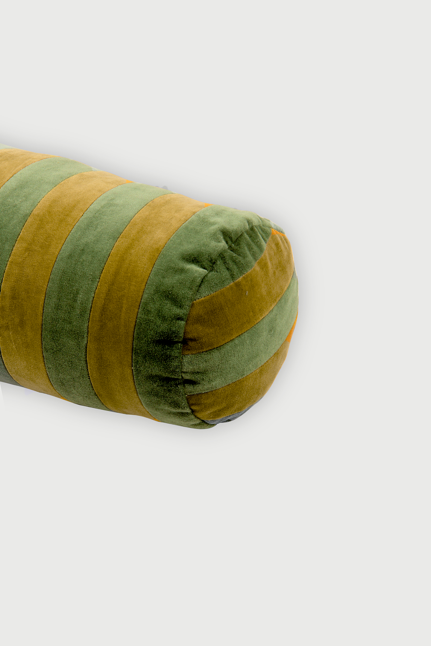 Holly Eucalyptus Striped Bolster Cover