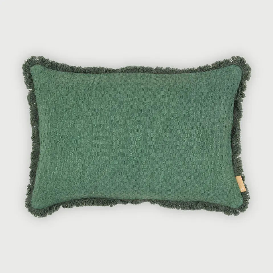 Reed Eucalyptus Slub Oblong Cushion Cover SanctuaryLiving