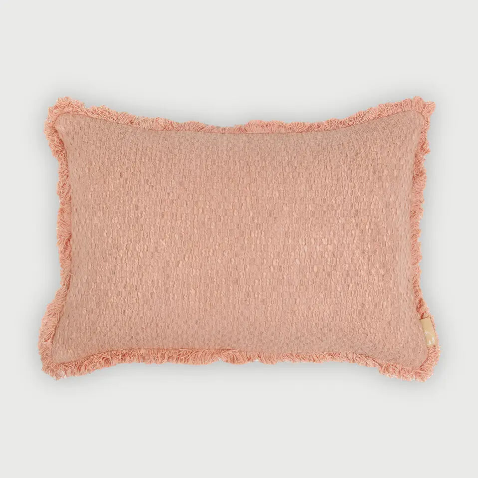 Reed Rose Slub Oblong Cushion Cover SanctuaryLiving
