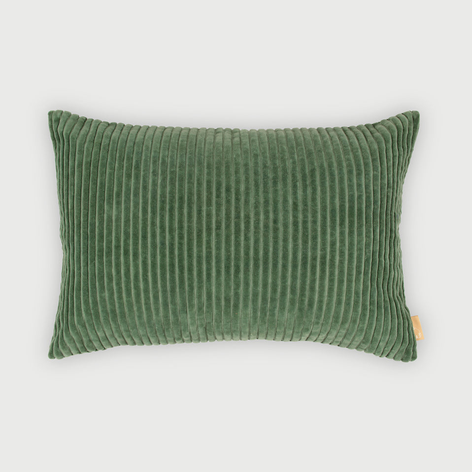 Luna Eucalyptus Velvet Oblong Cushion Cover