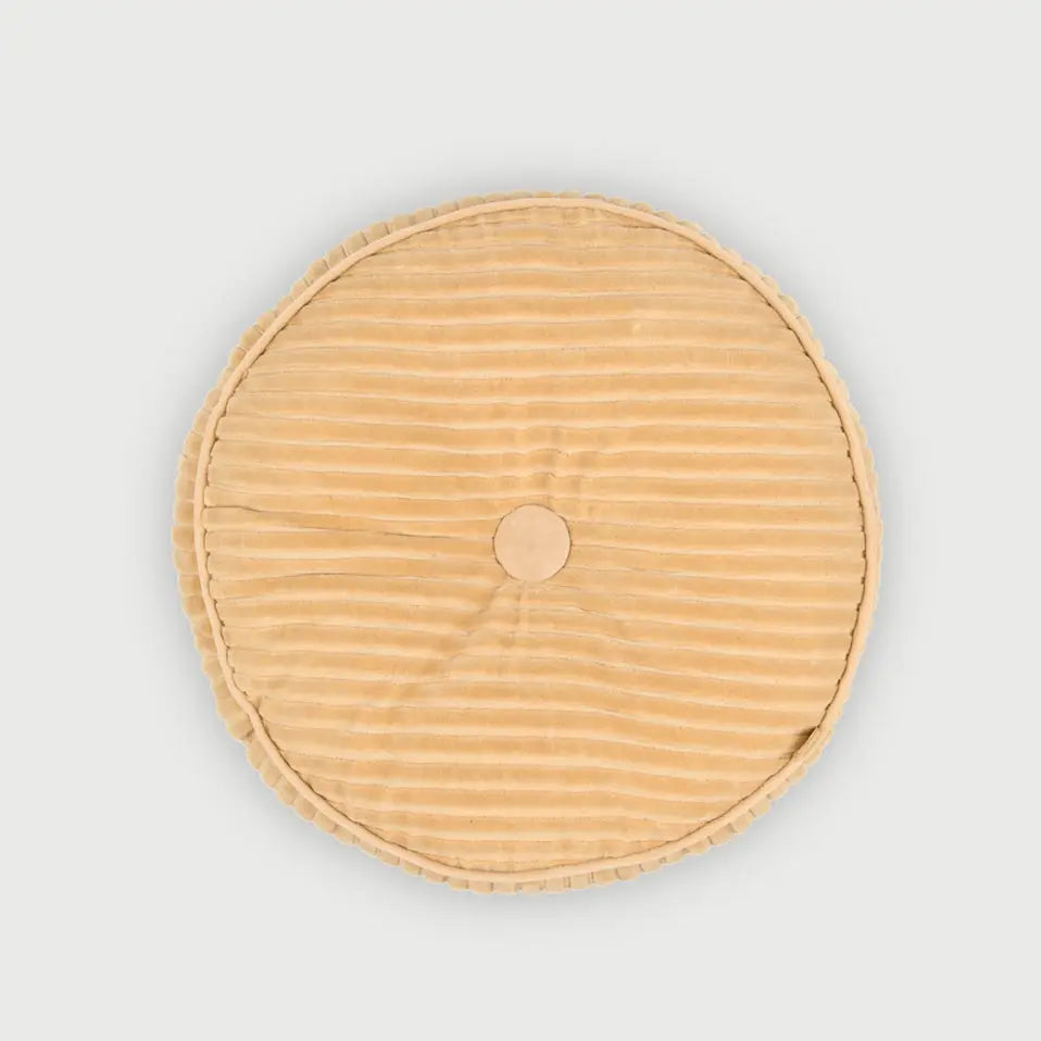 Luna Sunset Velvet Round Cushion