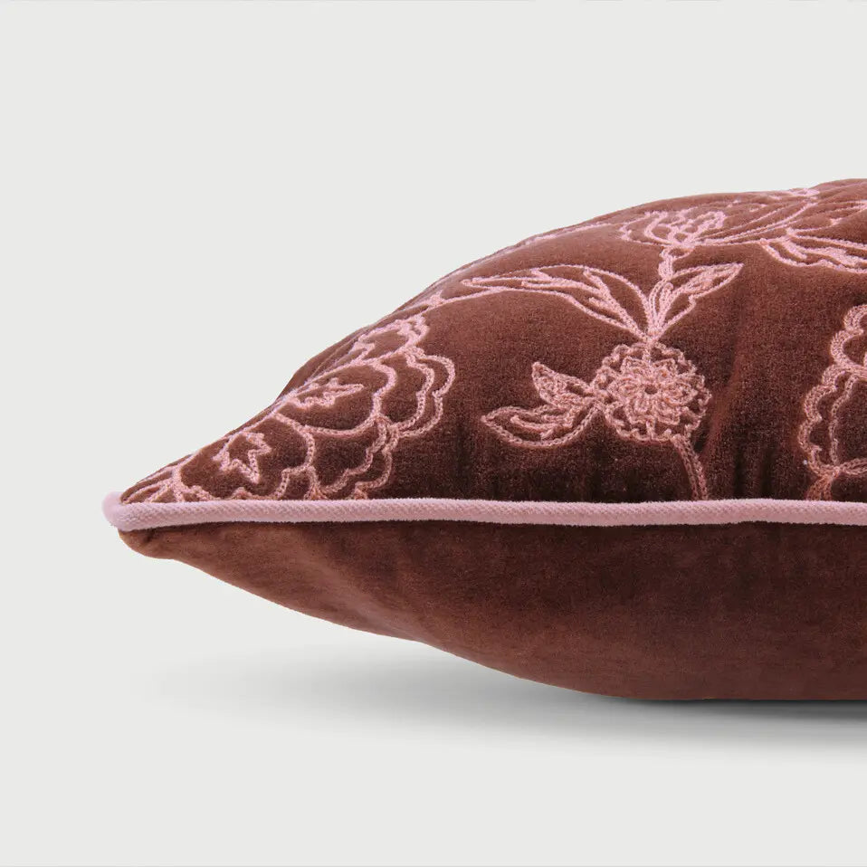 Rosabelle Chintz Berry Cushion Cover SanctuaryLiving