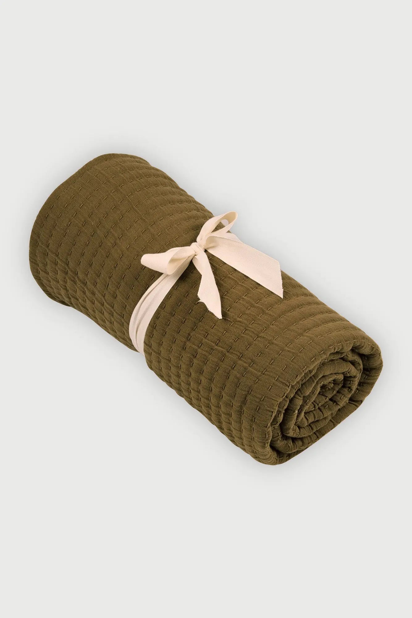 Trail Tan Brown Cotton Throw SanctuaryLiving
