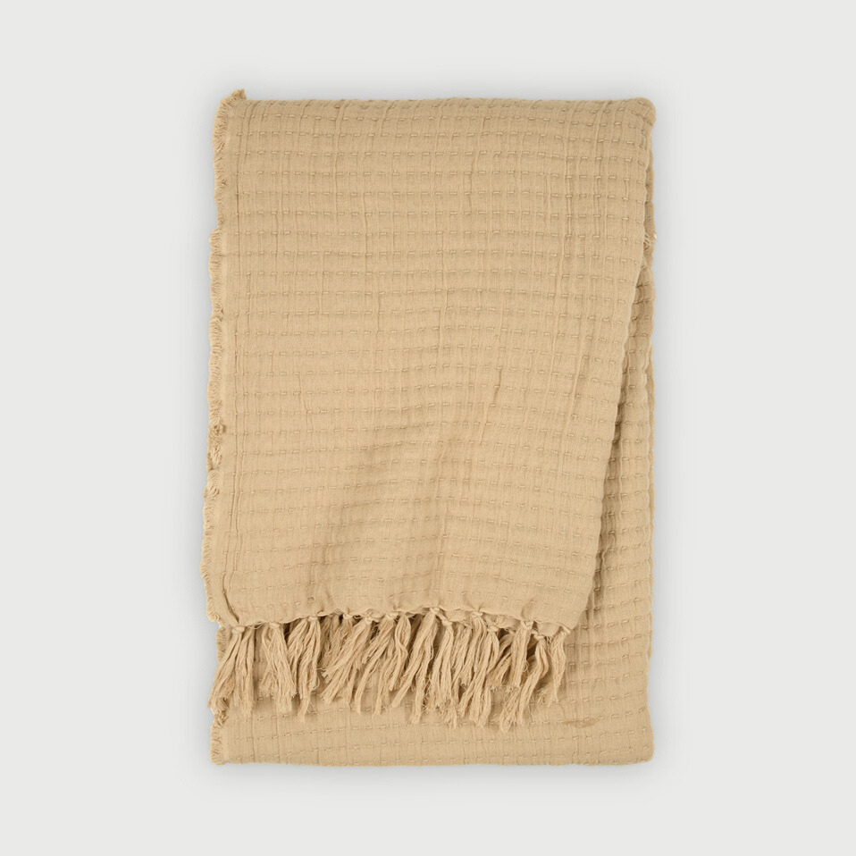 Trail Blush Cotton Throw
