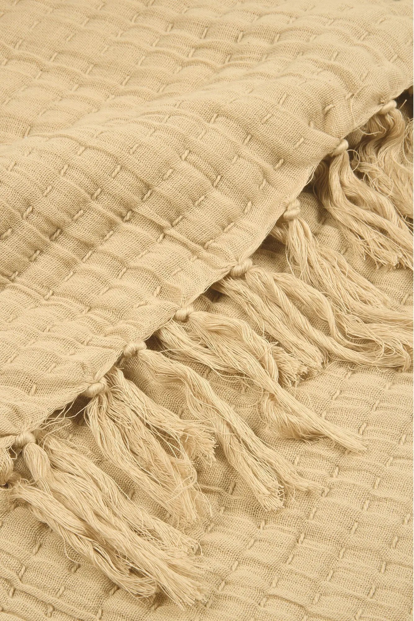 Trail Blush Cotton Throw SanctuaryLiving