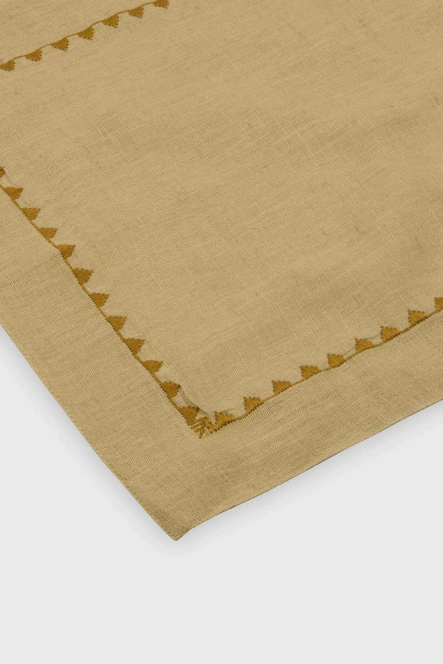 Mirage Ochre Linen Table Mats-Set of 2 SanctuaryLiving