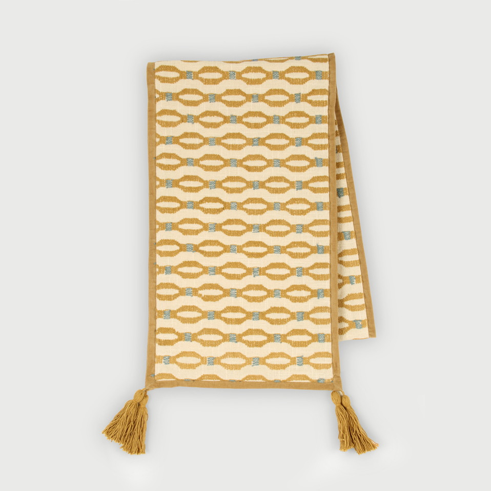 Poppy Ochre Table Runner