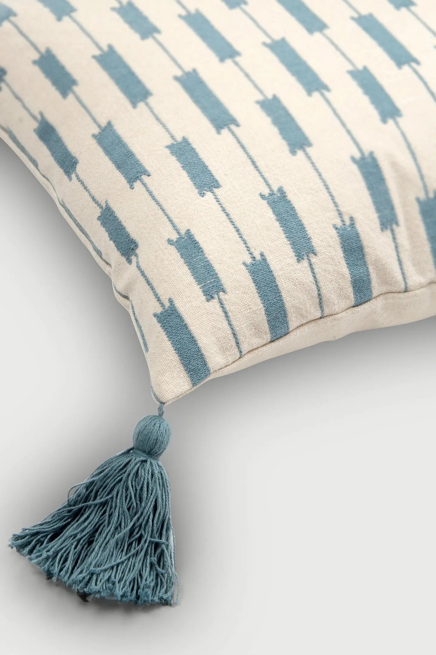 Iris Teal Cushion Cover SanctuaryLiving