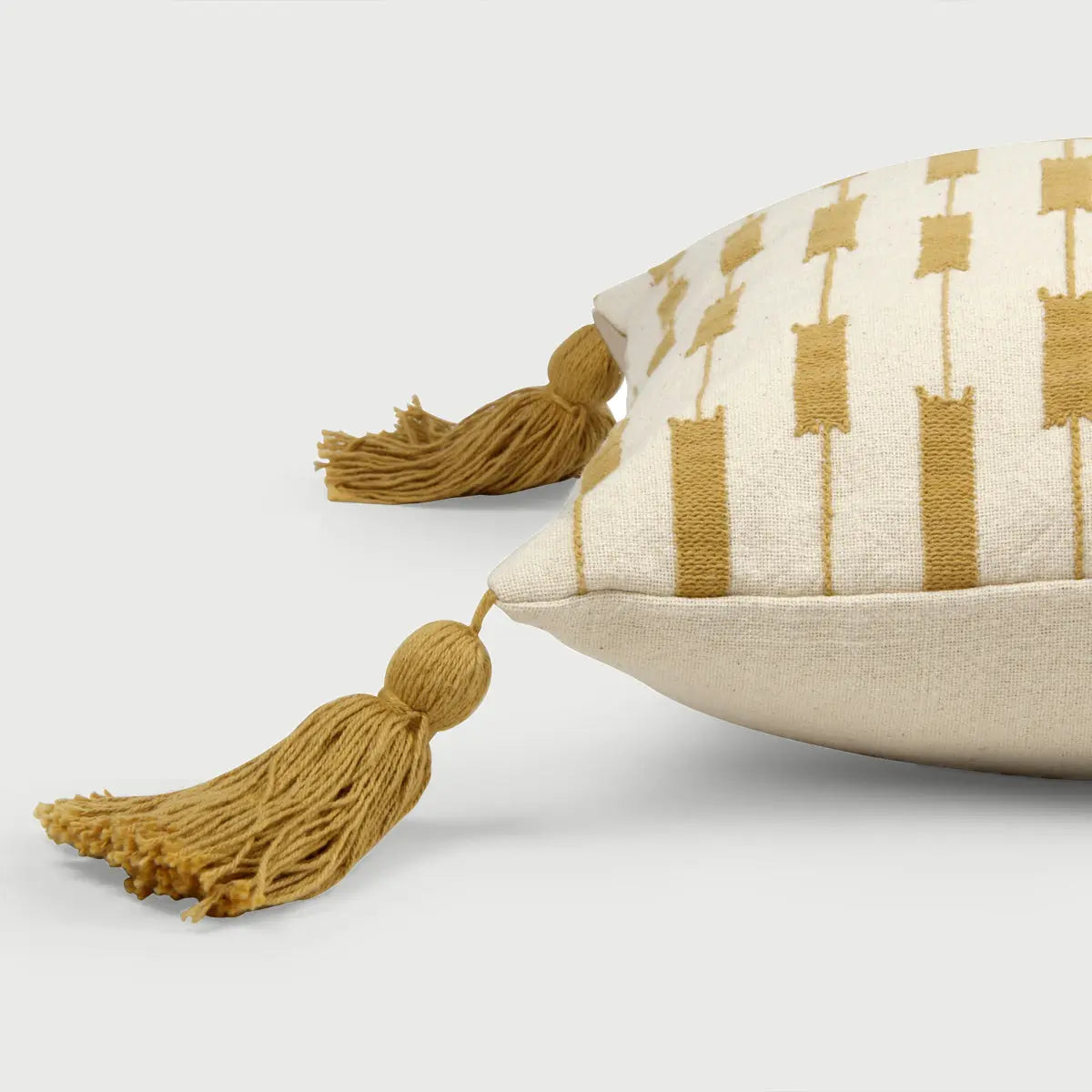 Iris Ochre Cushion Cover SanctuaryLiving