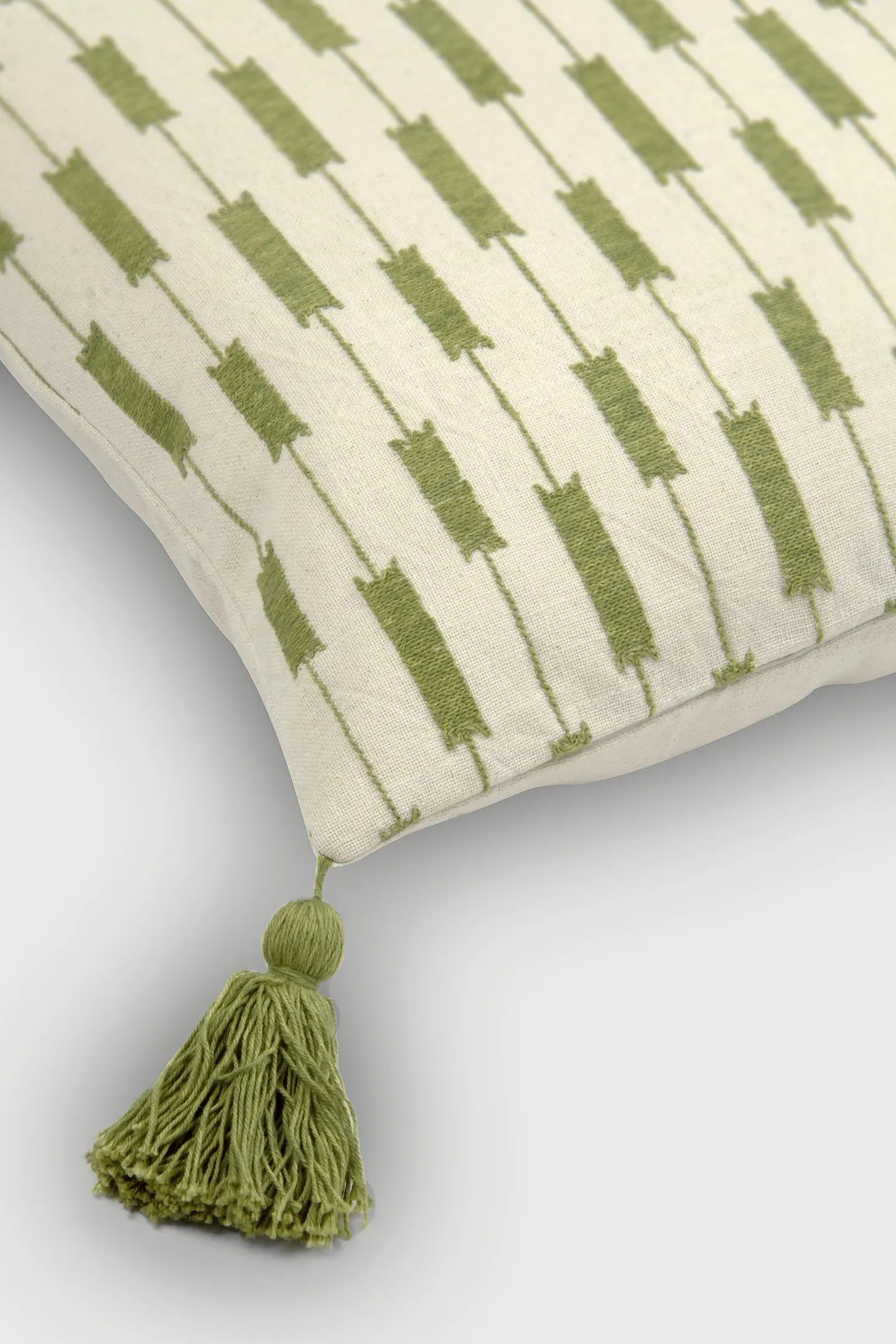 Iris Olive Cushion Cover SanctuaryLiving