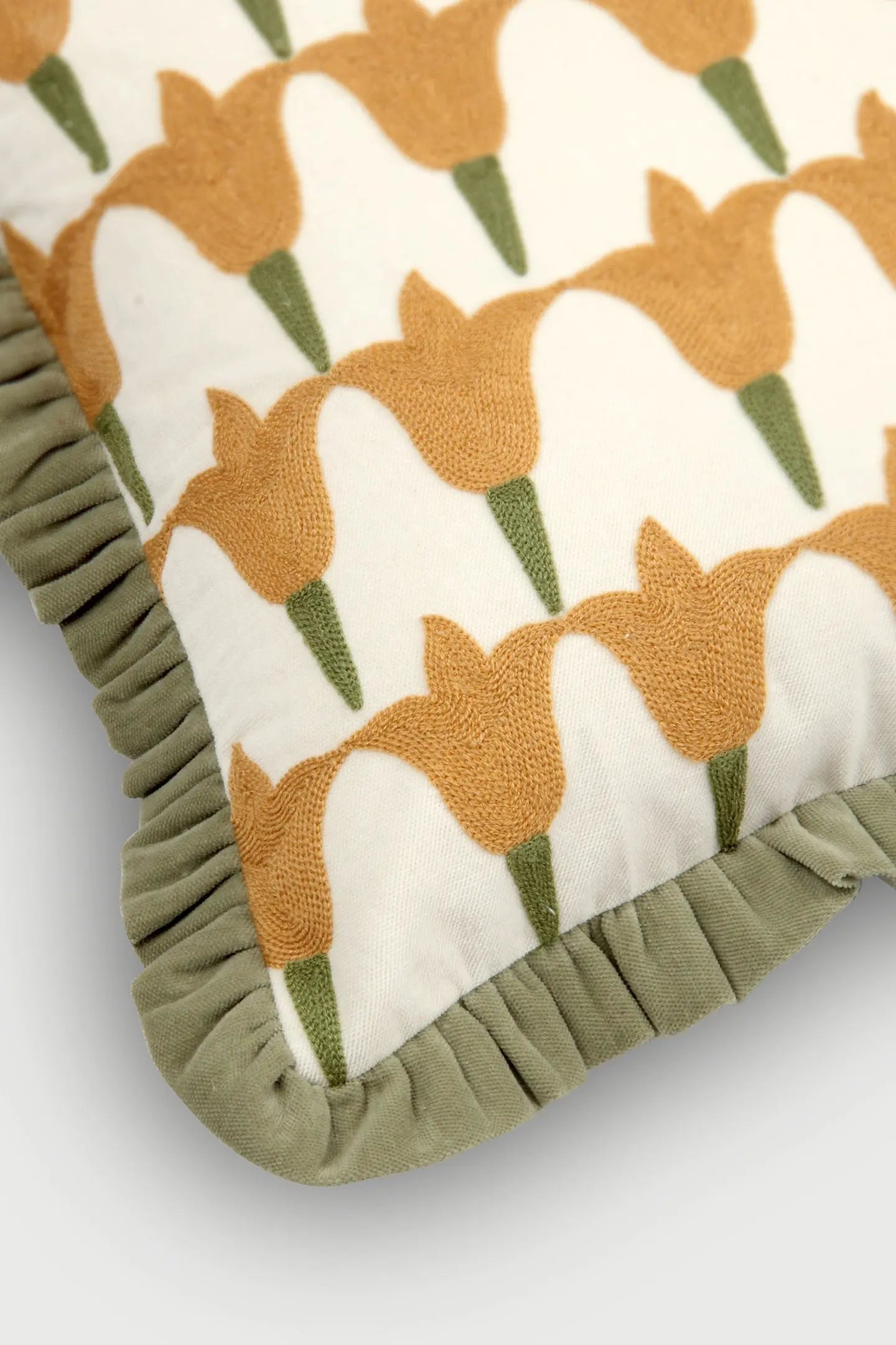 Tulip Peach Oblong Cushion Cover SanctuaryLiving