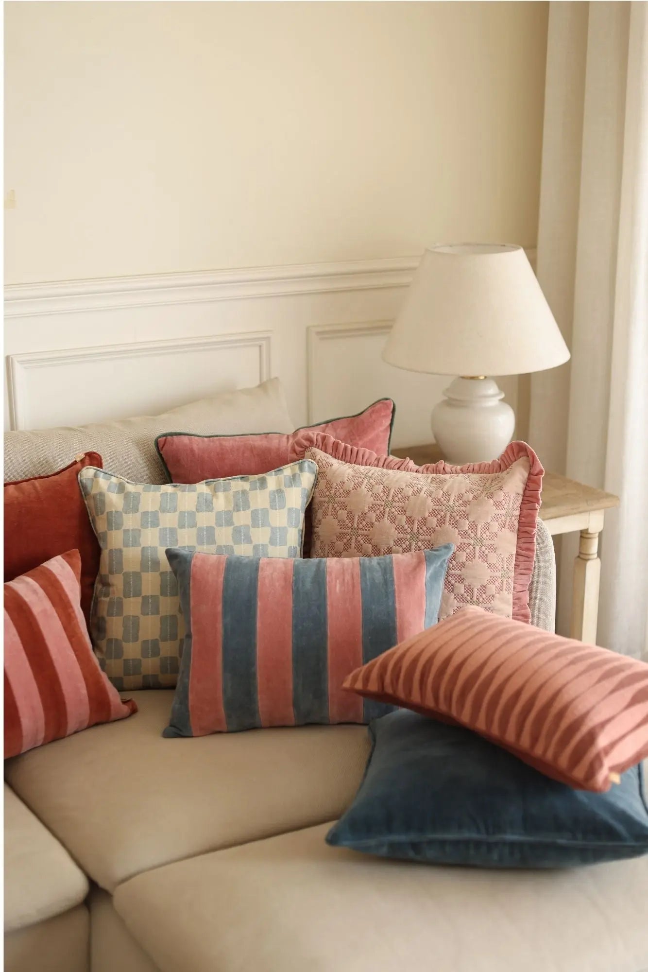 Daisy Baby Pink Cushion Cover SanctuaryLiving