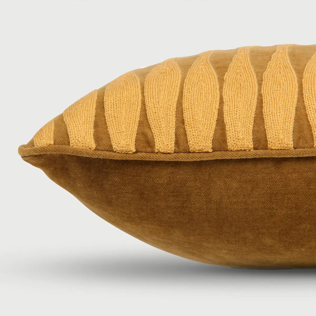 Ripple Tan Brown Oblong Cushion Cover SanctuaryLiving