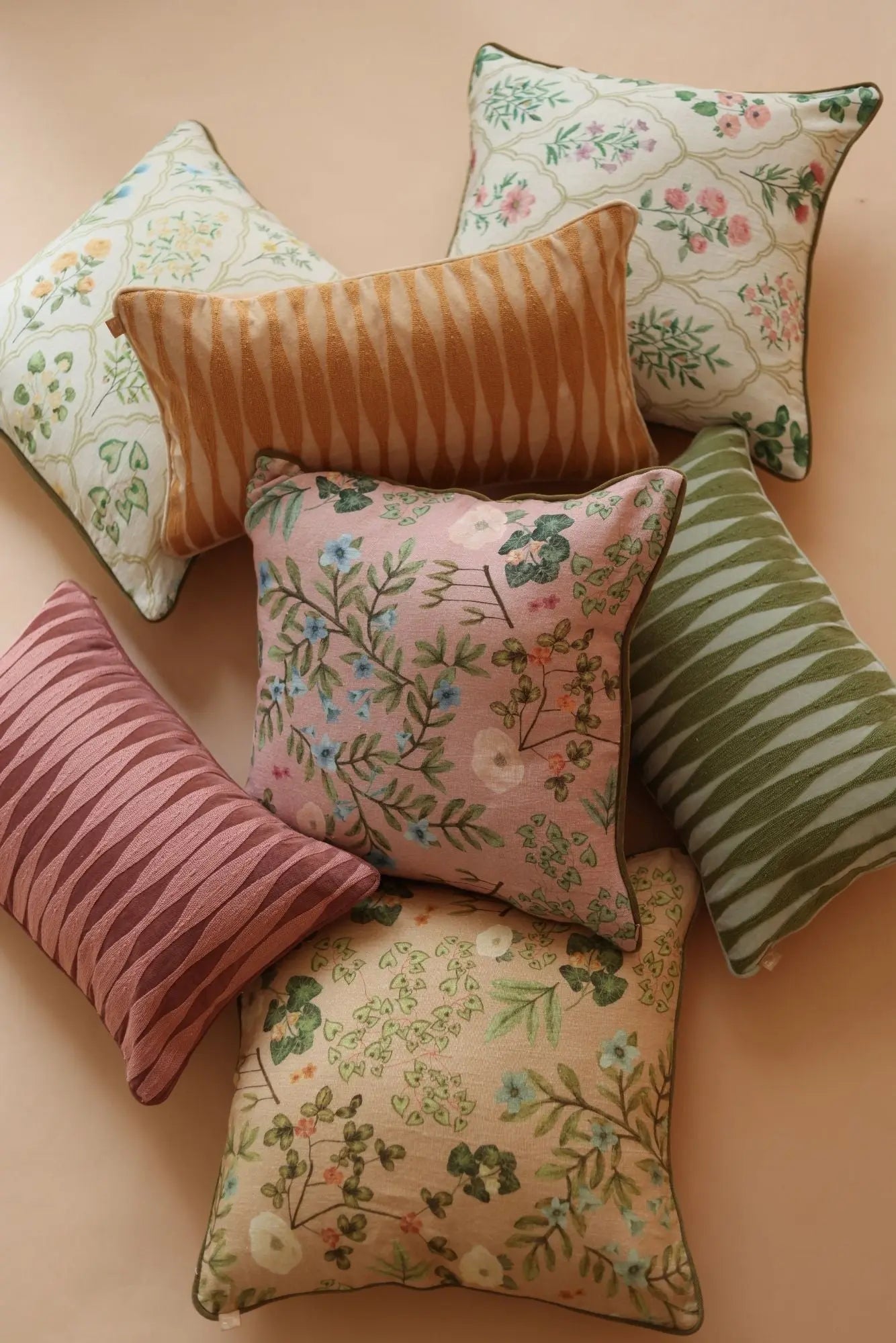 Eden Rose Linen Cushion Cover SanctuaryLiving