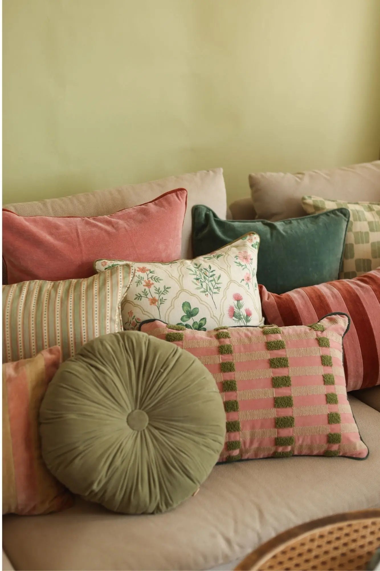Eden Rose Linen Cushion Cover SanctuaryLiving
