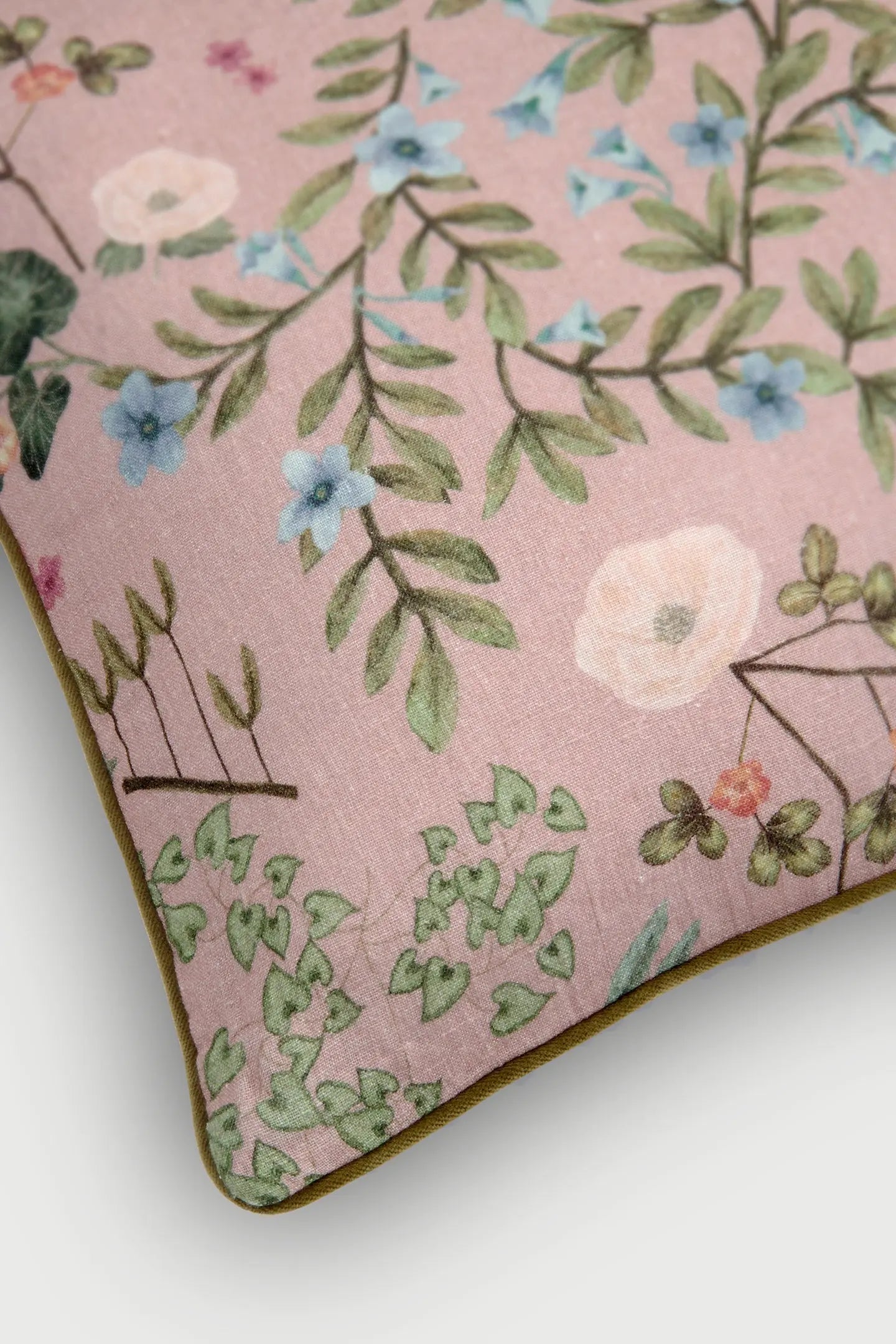 Valley Rose Linen Cushion Cover SanctuaryLiving