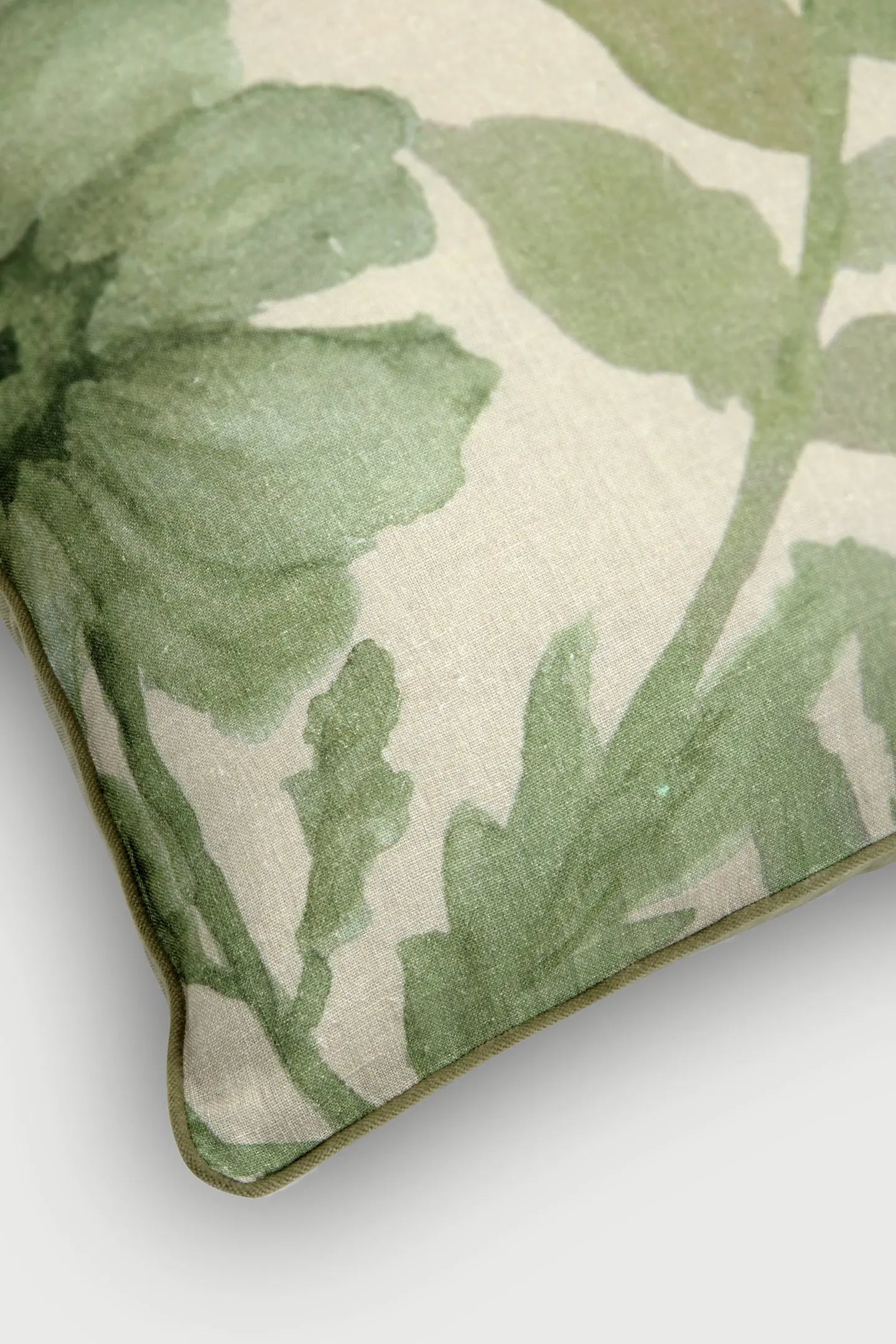 Wildflower Fern Linen Cushion Cover SanctuaryLiving