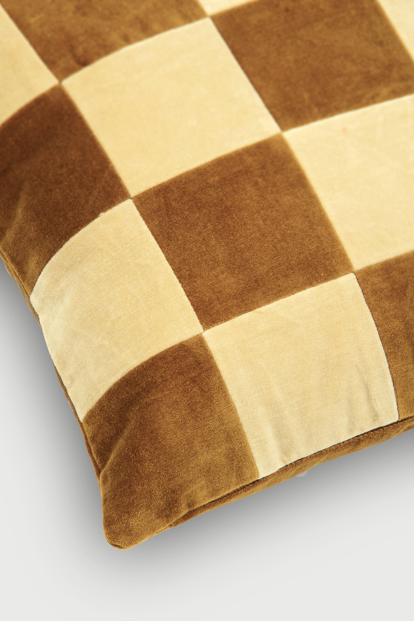 Fig Tan Brown Velvet Cushion Cover