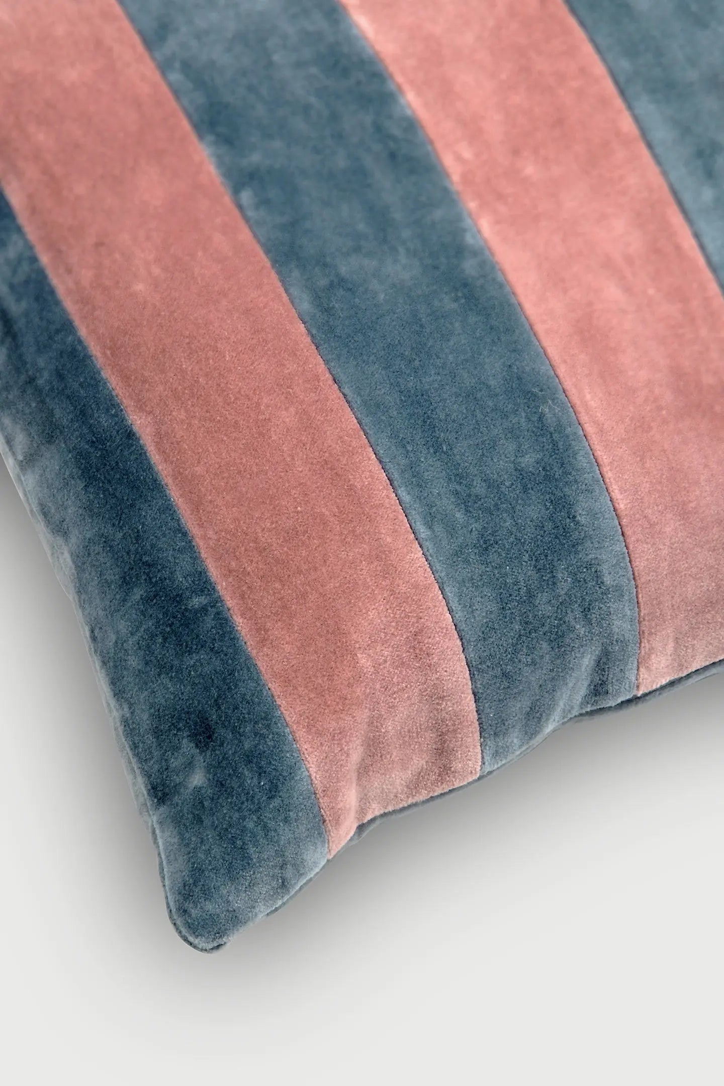 Willow Teal Striped Oblong Cushion Cover SanctuaryLiving