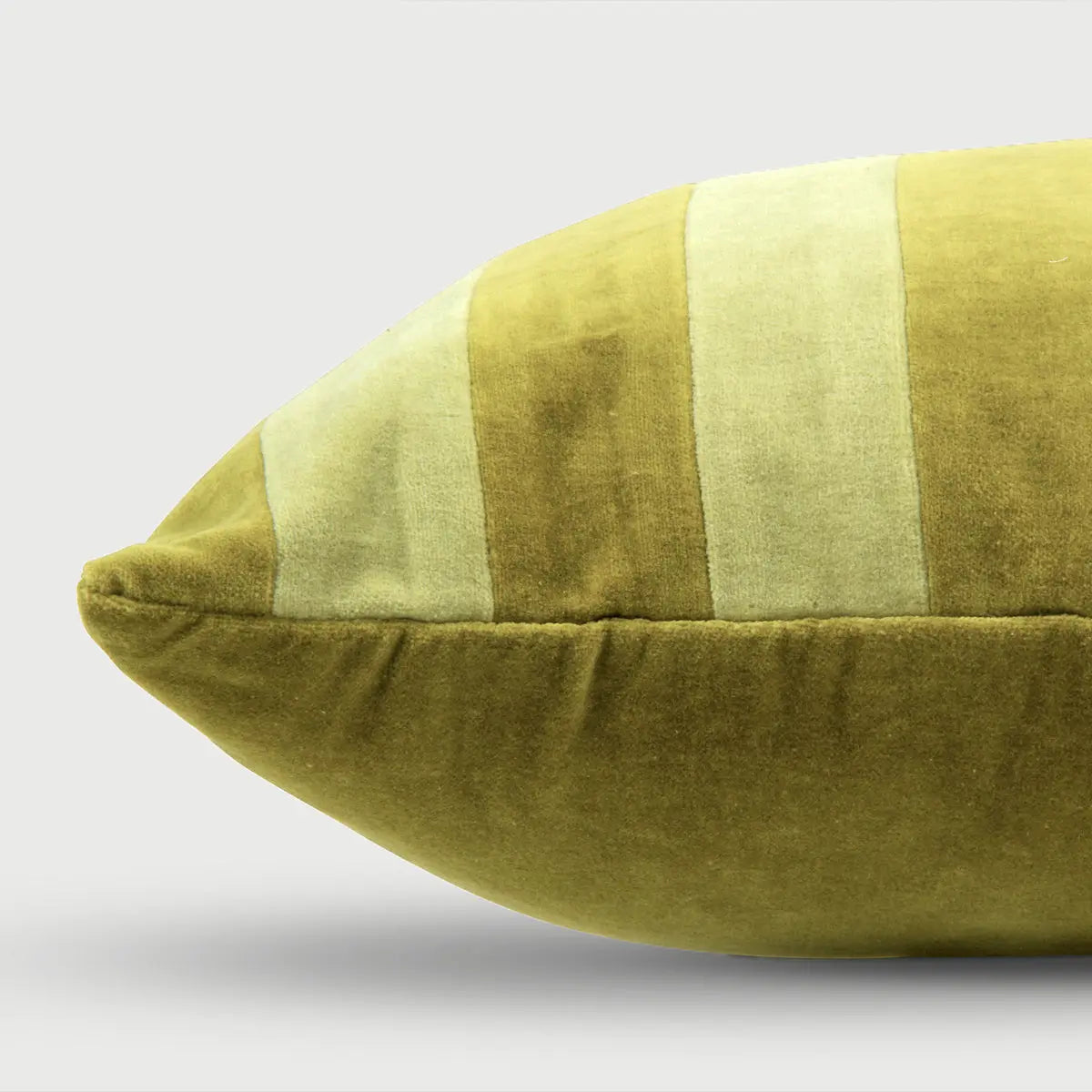 Holly Olive Striped Oblong Cushion Cover SanctuaryLiving