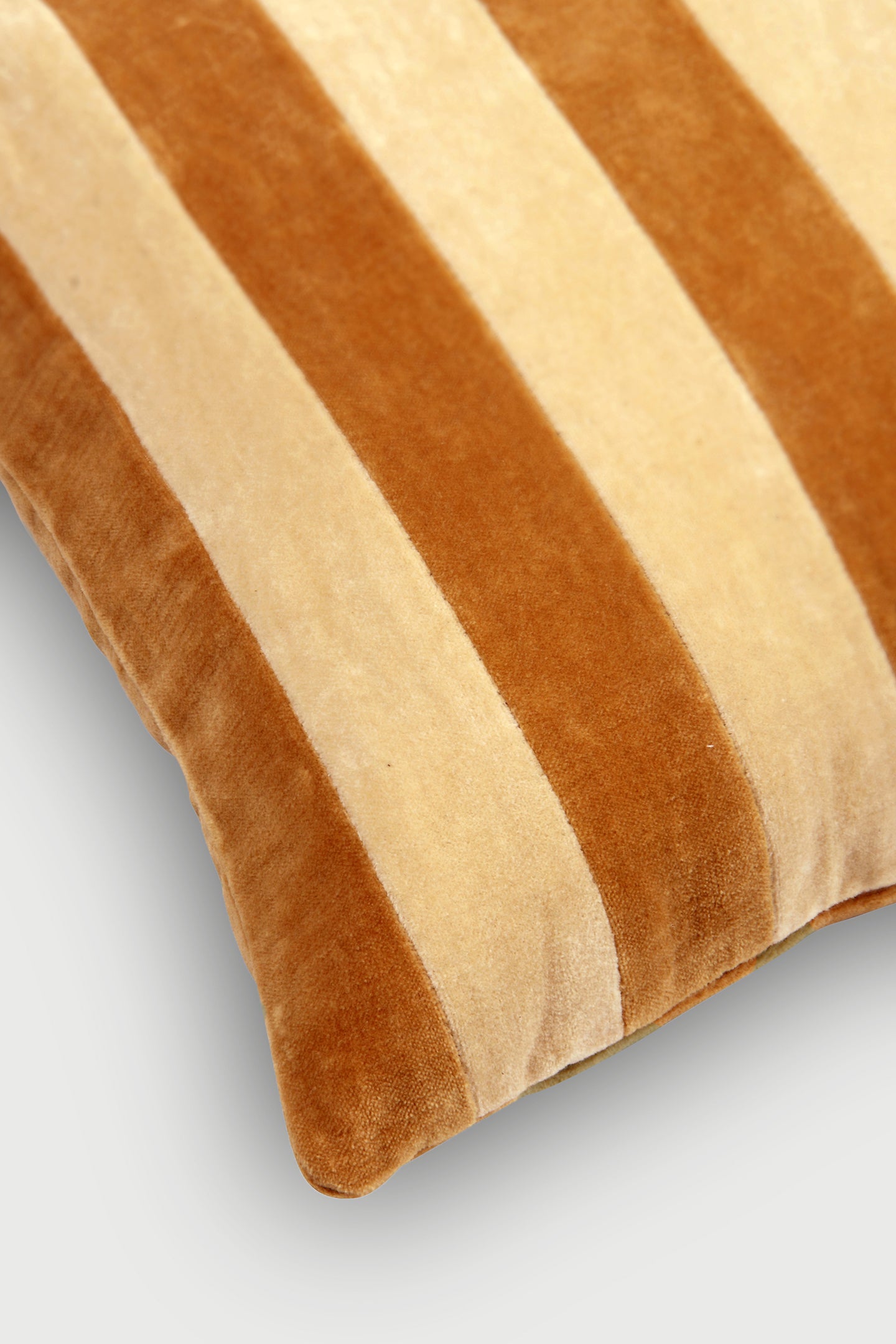 Holly Melon Striped Oblong Cushion Cover
