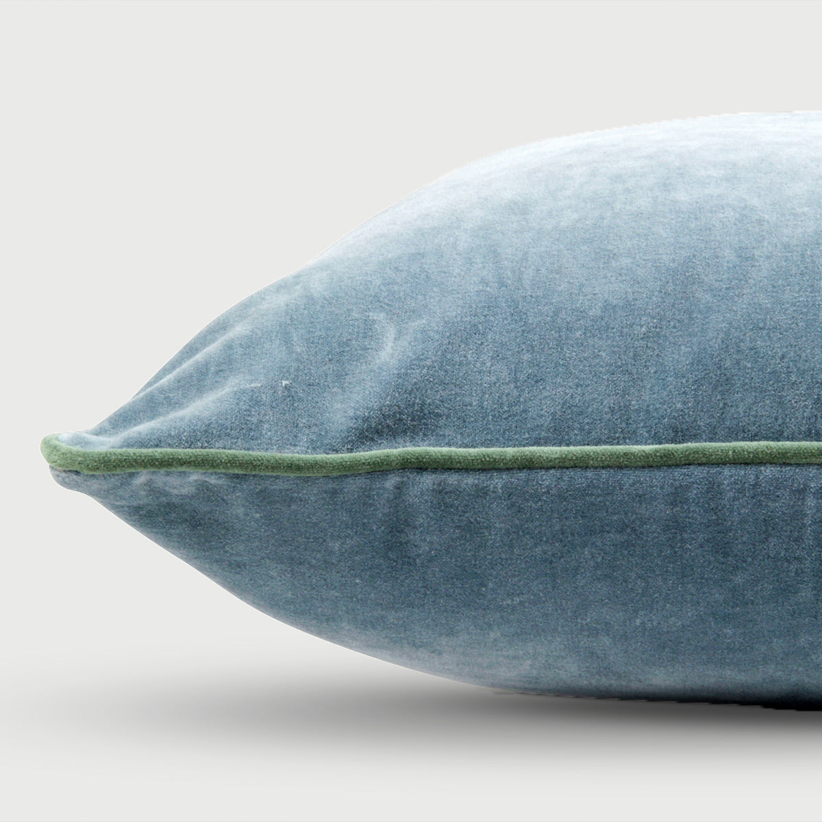 Glow Teal Velvet Cushion Cover
