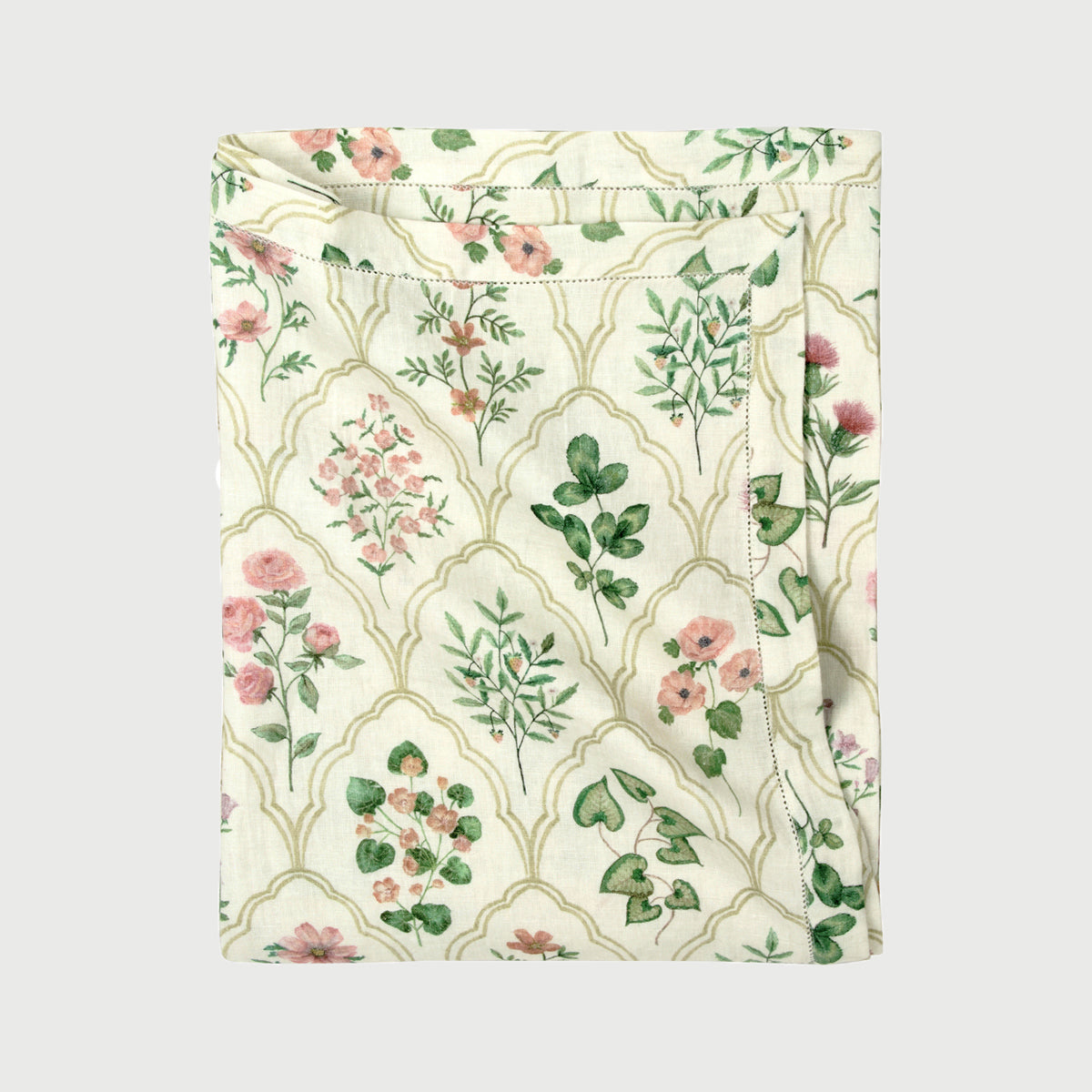 Eden Rose Linen Table Cover