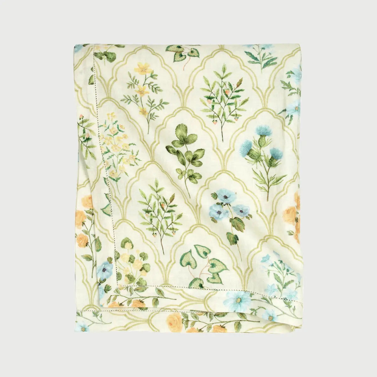 Eden Peach Linen Table Cover SanctuaryLiving