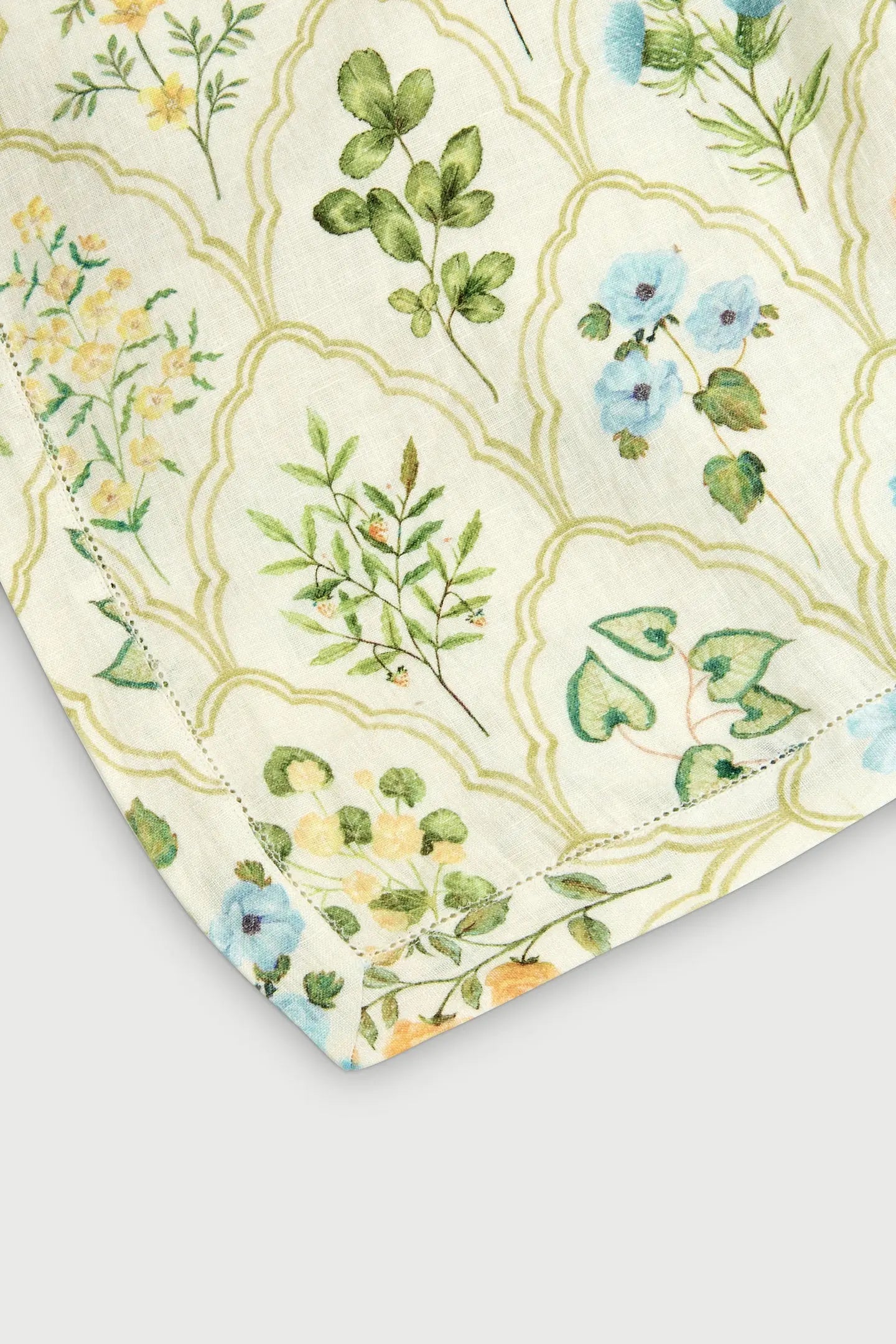 Eden Peach Linen Table Cover SanctuaryLiving