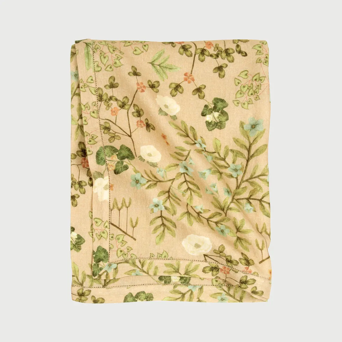 Valley Peach Linen Table Cover SanctuaryLiving