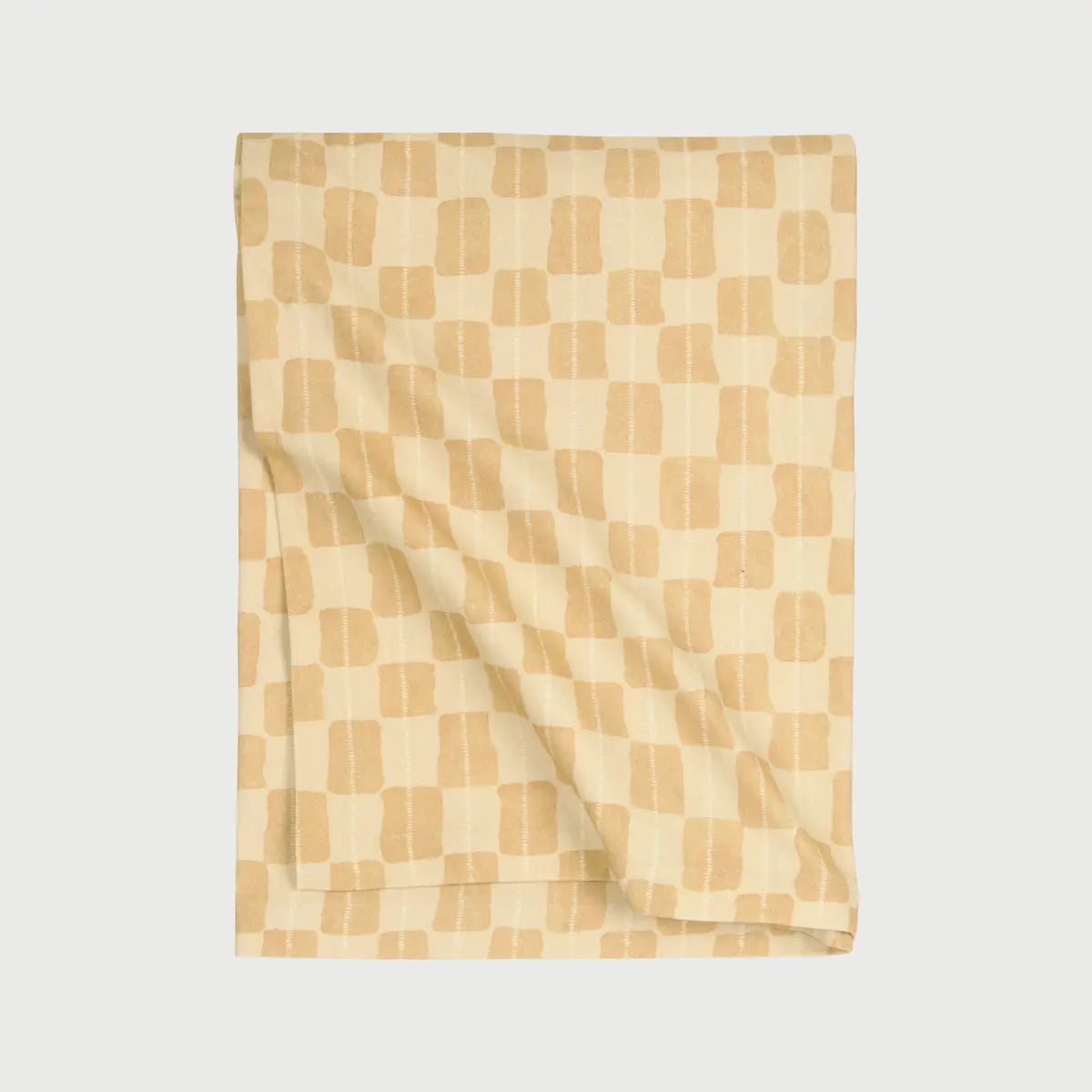 Echo Sand Cotton Table Cover SanctuaryLiving