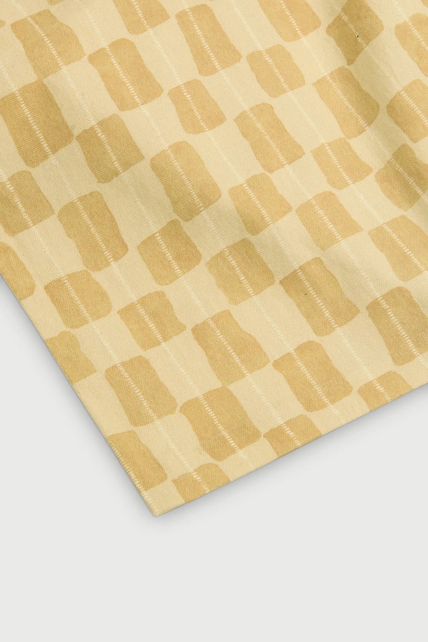 Echo Sand Cotton Table Cover SanctuaryLiving