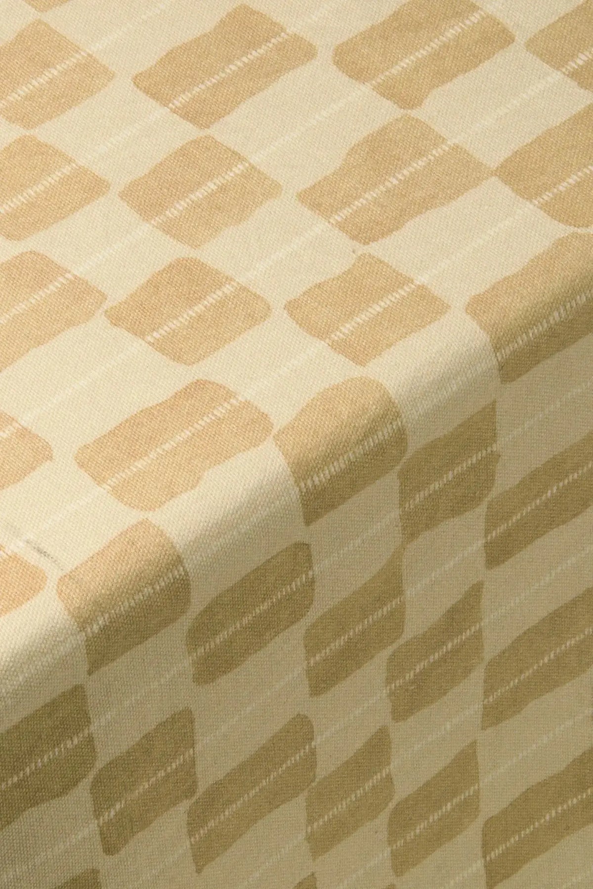 Echo Sand Cotton Table Cover SanctuaryLiving