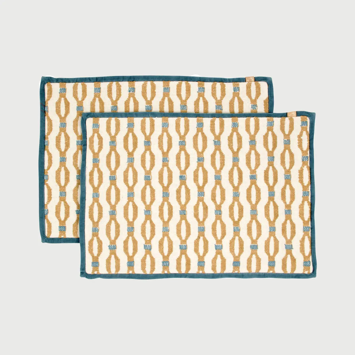 Poppy Ochre Table Mats-Set of 2 SanctuaryLiving