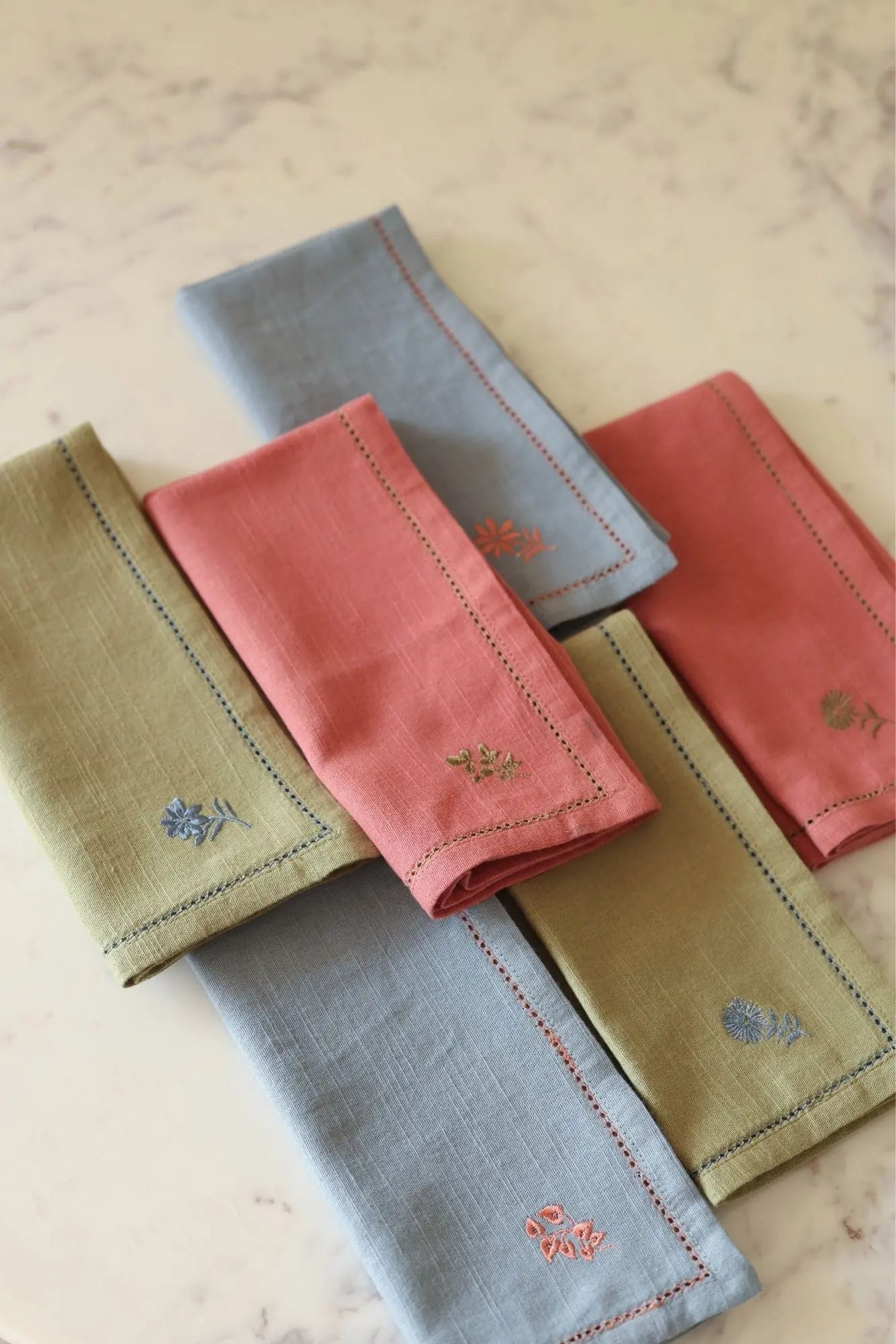 Thistle Raspberry Table Napkins-Set of 2 SanctuaryLiving