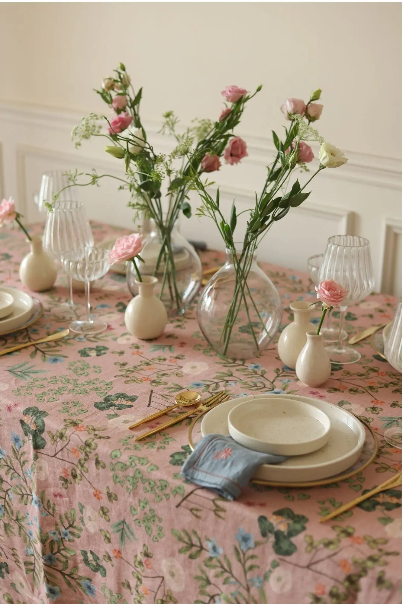 Thistle Soft Blue Table Napkins-Set of 2 SanctuaryLiving