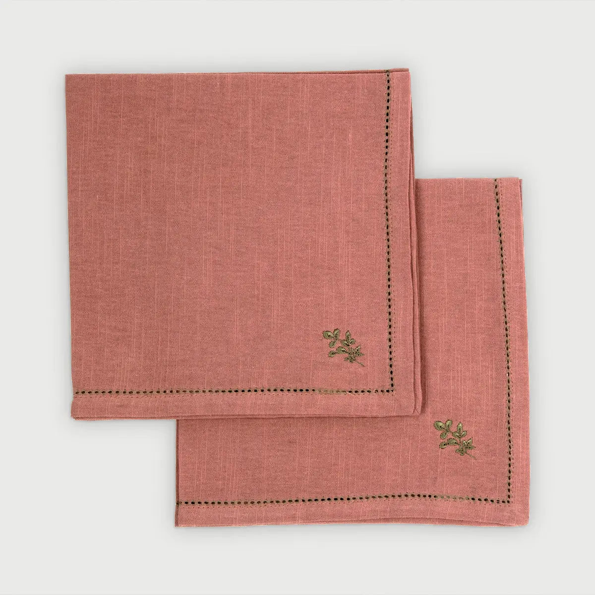 Thistle Raspberry Table Napkins-Set of 2 SanctuaryLiving