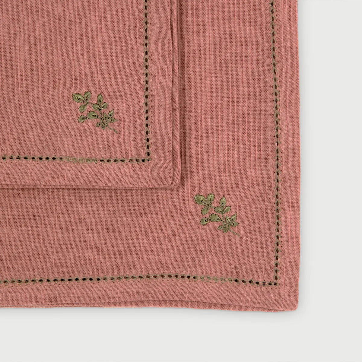 Thistle Raspberry Table Napkins-Set of 2 SanctuaryLiving