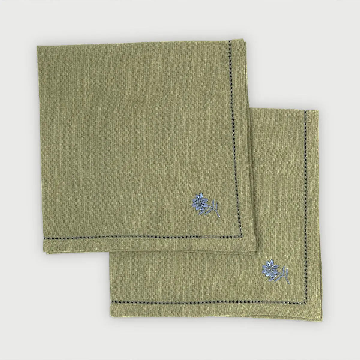 Thistle Moss Green Table Napkins-Set of 2 SanctuaryLiving