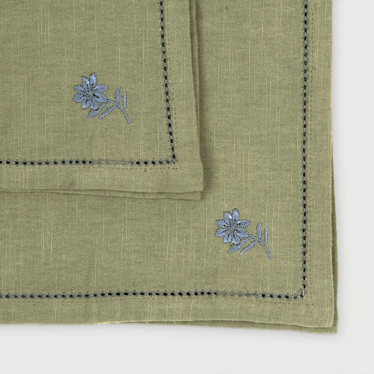 Thistle Moss Green Table Napkins-Set of 2 SanctuaryLiving