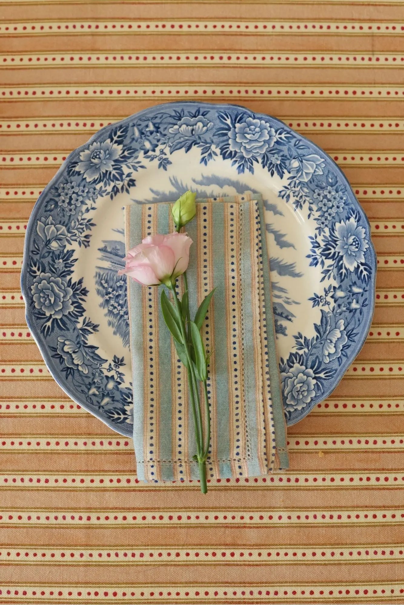 River Soft Blue Table Napkins-Set of 6 SanctuaryLiving