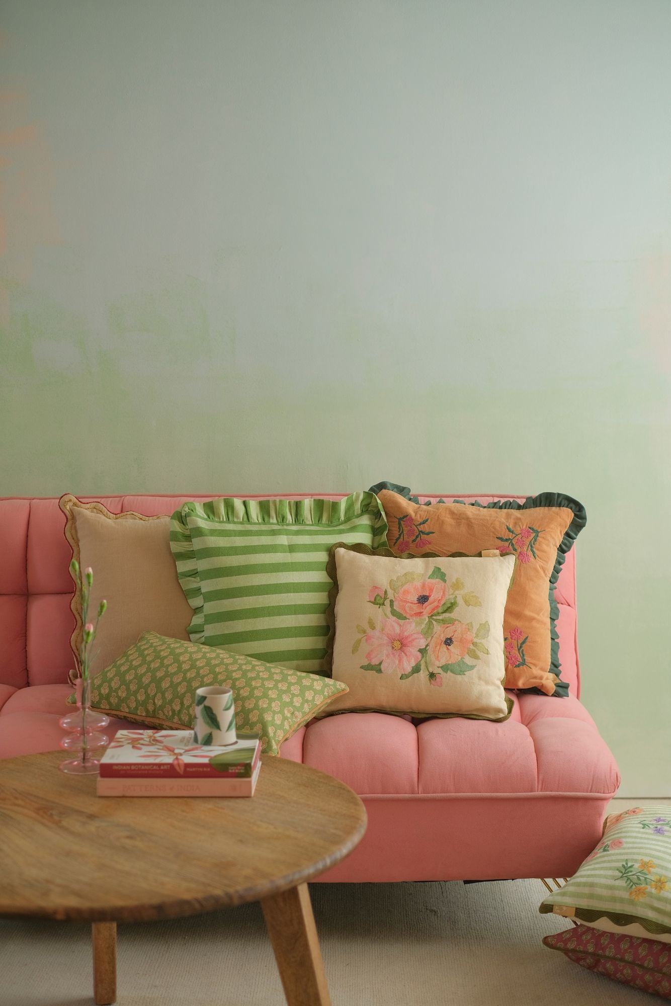 Annabella Amber Linen Cushion Cover