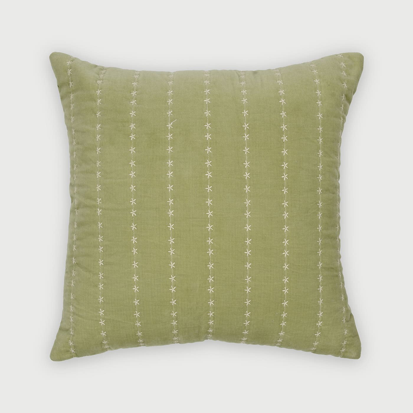 Sitara Sage Velvet Cushion Cover