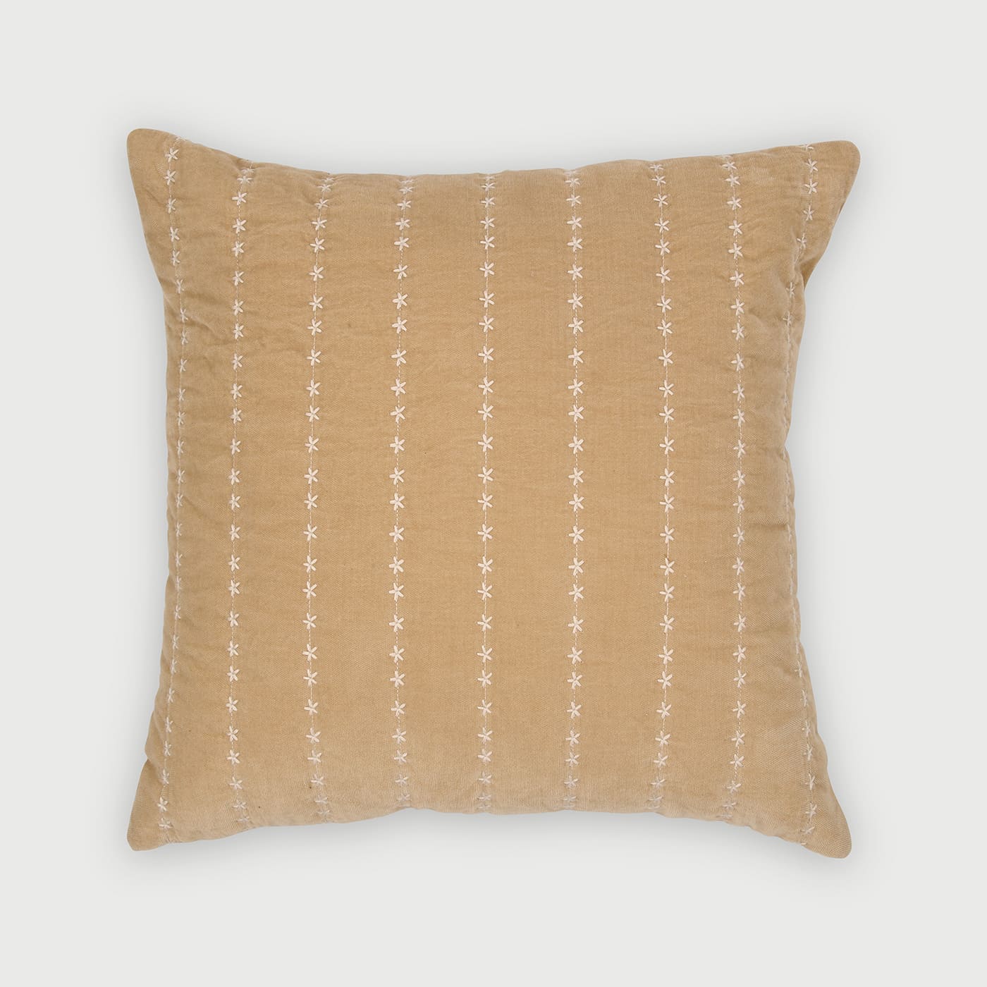Sitara Sand Velvet Cushion Cover