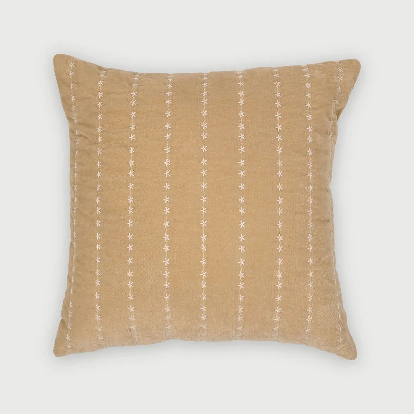 Sitara Sand Velvet Cushion Cover SanctuaryLiving
