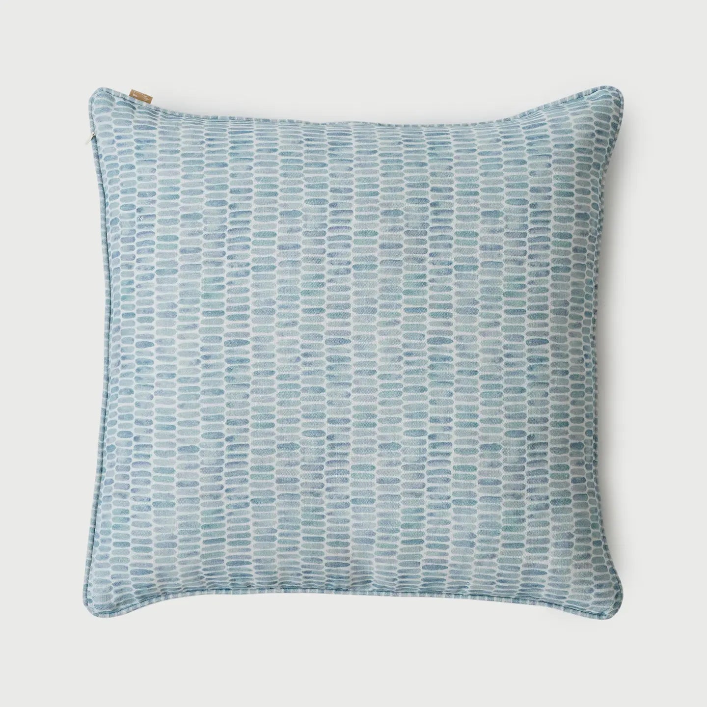 Speckle Blue Linen Cushion Cover SanctuaryLiving